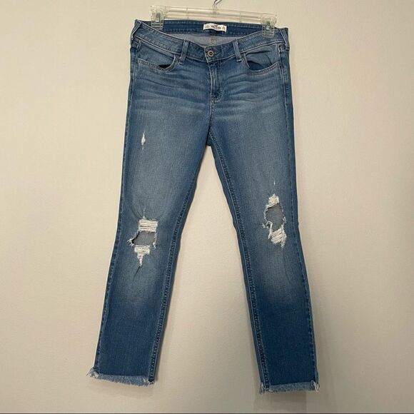 HOLLISTER Blue Denim Pants Sz 5 - Picture 1 of 11